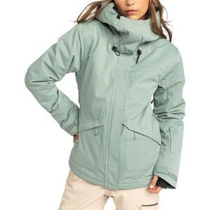 Roxy Womens  Illumine Warmlink Snow Jacket, Green